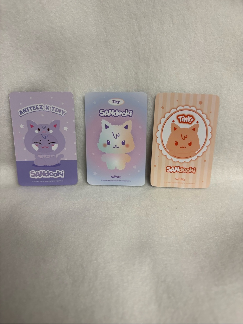 Set of 3 CHOI SAN Ateez Aniteez in Color Sandeoki Photocards PC - Picture 2 of 6